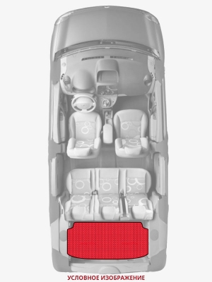 ЭВА коврики «Queen Lux» багажник для Daewoo LeMans (1G)